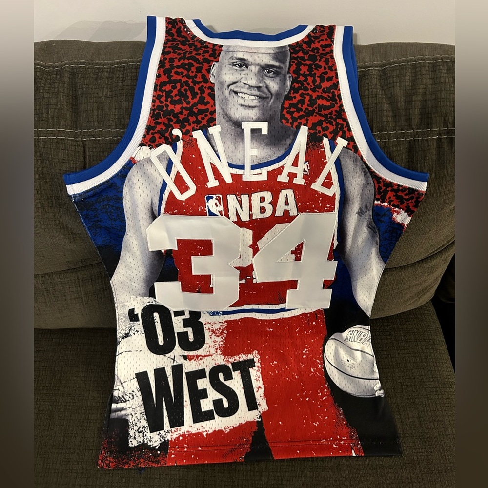 $150 Mitchell & Ness Shaquille O'Neal All Star 2003 Swingman Jersey Men’s Sz S